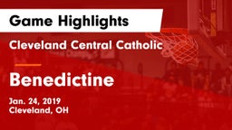 Cleveland Central Catholic vs Benedictine  Game Highlights - Jan. 24, 2019