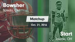 Matchup: Bowsher  vs. Start  2016