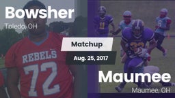 Matchup: Bowsher  vs. Maumee  2017