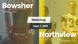 Matchup: Bowsher  vs. Northview  2018