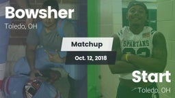 Matchup: Bowsher  vs. Start  2018