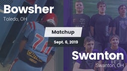Matchup: Bowsher  vs. Swanton  2019