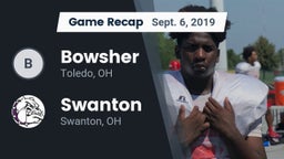 Recap: Bowsher  vs. Swanton  2019