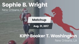 Matchup: Sophie B. Wright vs. KIPP Booker T. Washington  2017