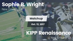 Matchup: Sophie B. Wright vs. KIPP Renaissance  2017