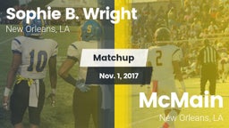 Matchup: Sophie B. Wright vs. McMain  2017