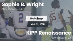 Matchup: Sophie B. Wright vs. KIPP Renaissance  2018