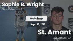 Matchup: Sophie B. Wright vs. St. Amant  2019