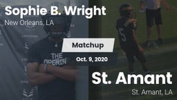 Matchup: Sophie B. Wright vs. St. Amant  2020