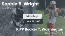 Matchup: Sophie B. Wright vs. KIPP Booker T. Washington  2020