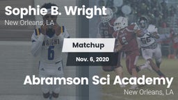 Matchup: Sophie B. Wright vs. Abramson Sci Academy  2020