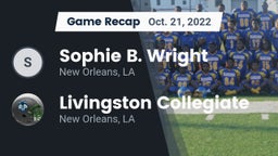 Recap: Sophie B. Wright  vs. Livingston Collegiate 2022