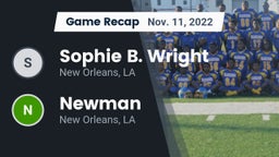 Recap: Sophie B. Wright  vs. Newman  2022