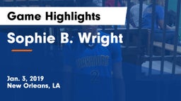 Sophie B. Wright  Game Highlights - Jan. 3, 2019