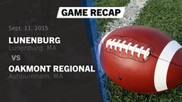 Recap: Lunenburg  vs. Oakmont Regional  2015