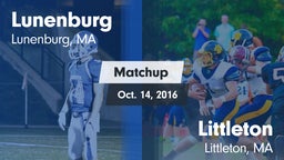 Matchup: Lunenburg High vs. Littleton  2016