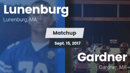 Matchup: Lunenburg High vs. Gardner  2017