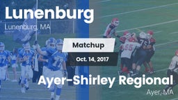 Matchup: Lunenburg High vs. Ayer-Shirley Regional  2017