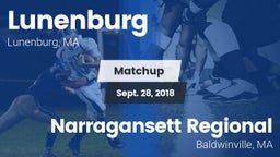 Matchup: Lunenburg High vs. Narragansett Regional  2018