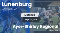 Matchup: Lunenburg High vs. Ayer-Shirley Regional  2019