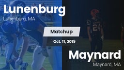 Matchup: Lunenburg High vs. Maynard  2019