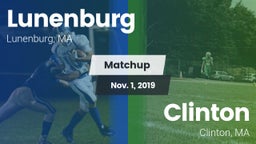 Matchup: Lunenburg High vs. Clinton  2019