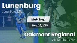 Matchup: Lunenburg High vs. Oakmont Regional  2019