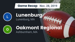 Recap: Lunenburg  vs. Oakmont Regional  2019