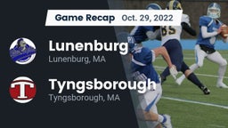 Recap: Lunenburg  vs. Tyngsborough  2022
