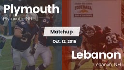 Matchup: Plymouth vs. Lebanon  2016
