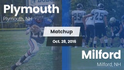 Matchup: Plymouth vs. Milford  2016