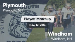 Matchup: Plymouth vs. Windham  2016