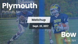 Matchup: Plymouth vs. Bow  2017