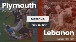 Matchup: Plymouth vs. Lebanon  2017