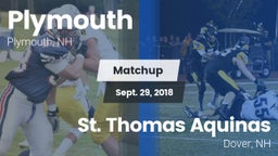 Matchup: Plymouth vs. St. Thomas Aquinas  2018