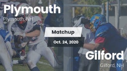 Matchup: Plymouth vs. Gilford  2020