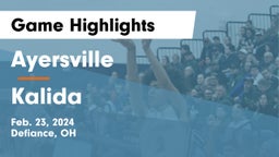 Ayersville  vs Kalida  Game Highlights - Feb. 23, 2024
