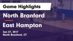 North Branford  vs East Hampton  Game Highlights - Jan 27, 2017