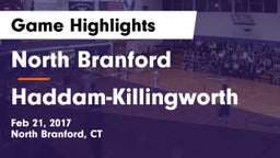 North Branford  vs Haddam-Killingworth  Game Highlights - Feb 21, 2017
