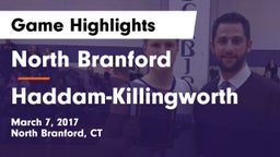 North Branford  vs Haddam-Killingworth  Game Highlights - March 7, 2017