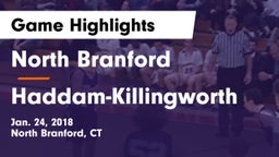 North Branford  vs Haddam-Killingworth  Game Highlights - Jan. 24, 2018