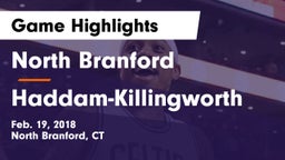North Branford  vs Haddam-Killingworth  Game Highlights - Feb. 19, 2018