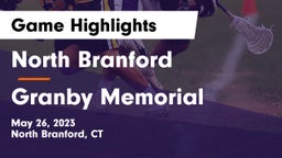 North Branford  vs Granby Memorial  Game Highlights - May 26, 2023