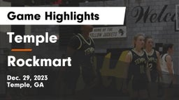 Temple  vs Rockmart  Game Highlights - Dec. 29, 2023