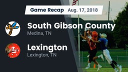 Recap: South Gibson County  vs. Lexington  2018