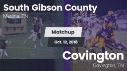 Matchup: South Gibson County vs. Covington  2018