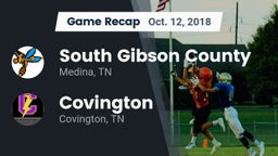 Recap: South Gibson County  vs. Covington  2018
