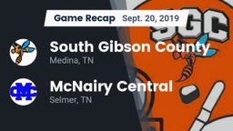 Recap: South Gibson County  vs. McNairy Central  2019