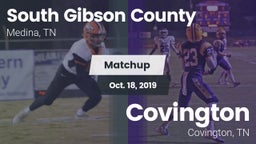 Matchup: South Gibson County vs. Covington  2019