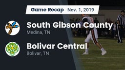 Recap: South Gibson County  vs. Bolivar Central  2019